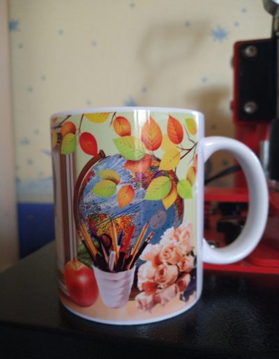 Кружка з оформленням рамки