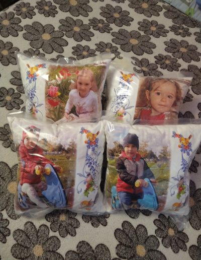 Подушечки з фото діточок